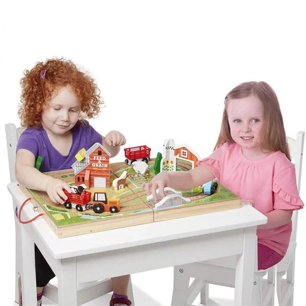 Продукт Melissa and Doug Ферма - Дървен комплект в куфарче  - 0 - BG Hlapeta